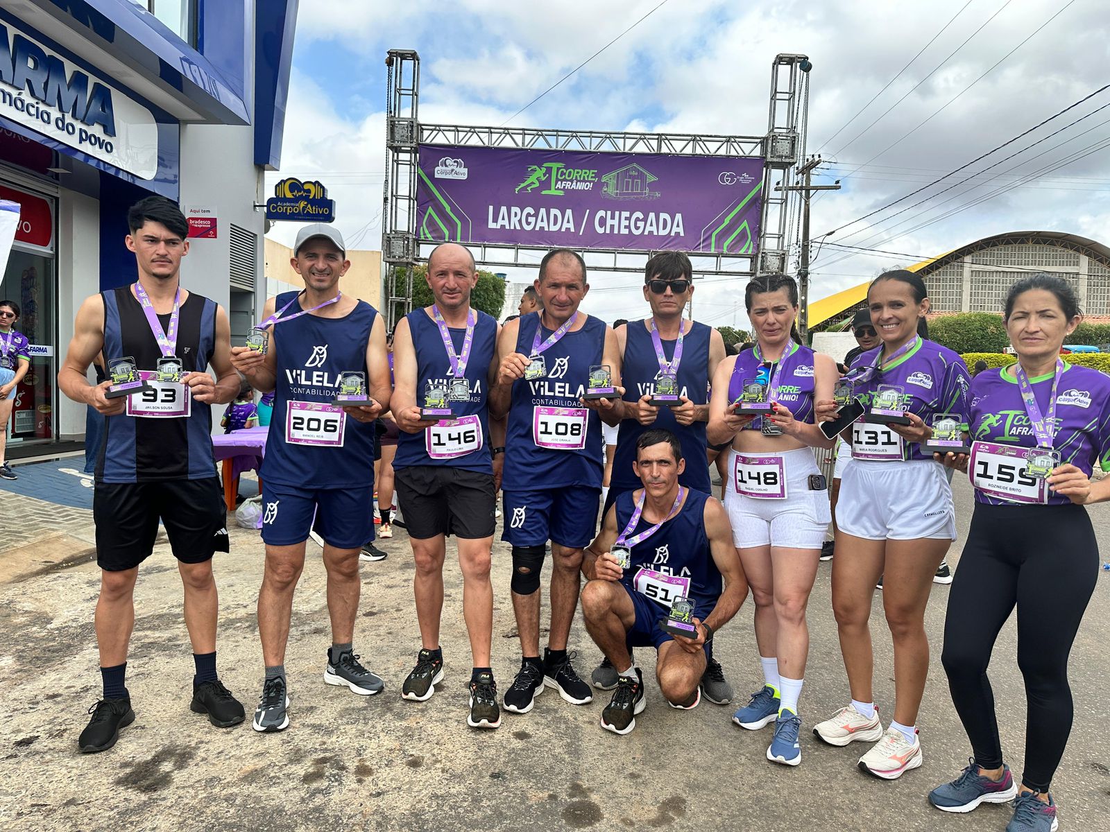 Nove Dormentenses Conquistam Pódio no “Corre Afrânio” Realizado Neste Domingo.