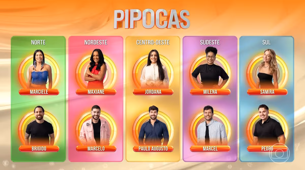 BBB 26: veja quem são os Pipocas da edição; pernambucana está entre as escolhidas.