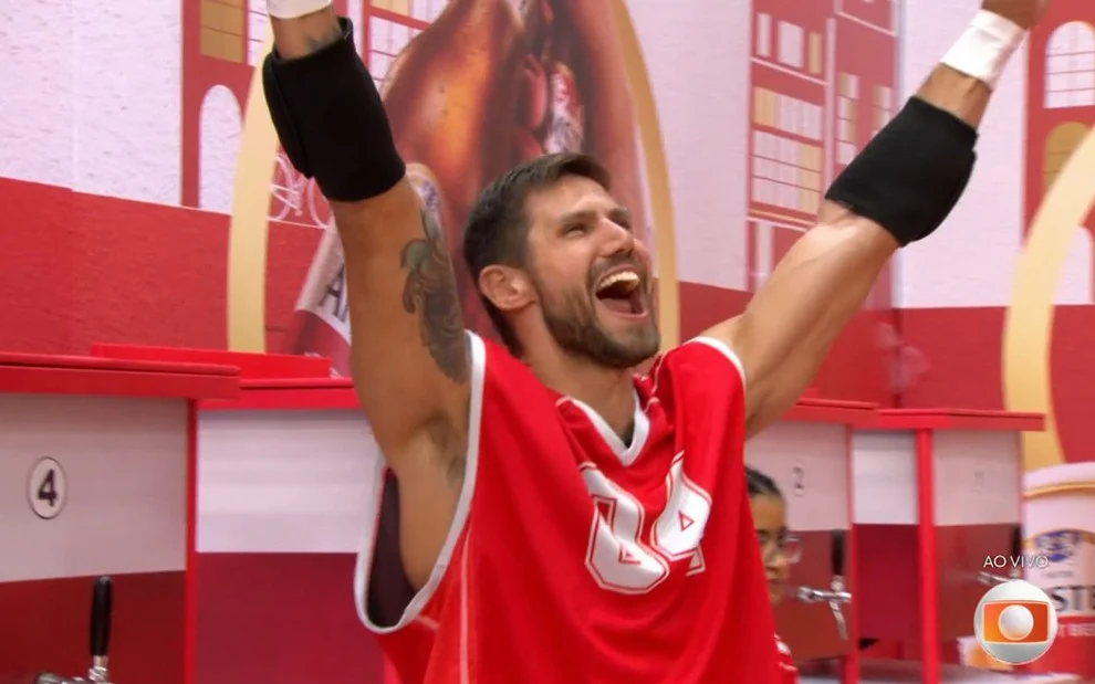 Jonas Sulzbach vence a Prova do Líder pela 3ª vez seguida.