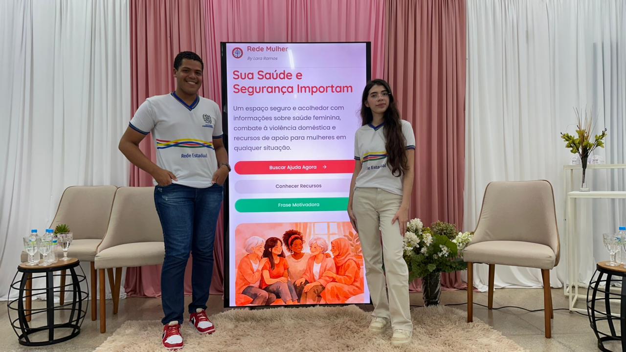Dormentes: alunos da rede estadual criam site para oferecer apoio e orientação para mulheres vítimas de violência