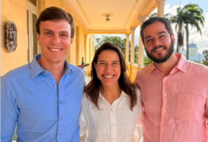 Raquel Lyra afirma que Miguel Coelho (União Brasil) e Túlio Gadêlha (PSD) serão seus candidatos ao Senado
