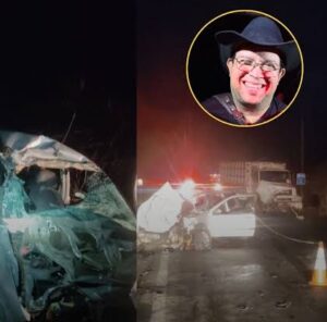 Dono da banda de forró Pegada do GB morre em acidente entre três veículos na BR-408