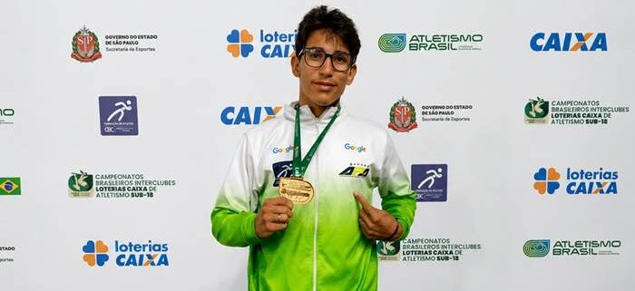 Jovem talento da APA é campeão brasileiro Sub-18 dos 2.000m com obstáculos