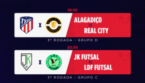 COPA DORMENTENSE DE FUTSAL TEM DOIS JOGOS NESTA QUINTA-FEIRA (27)
