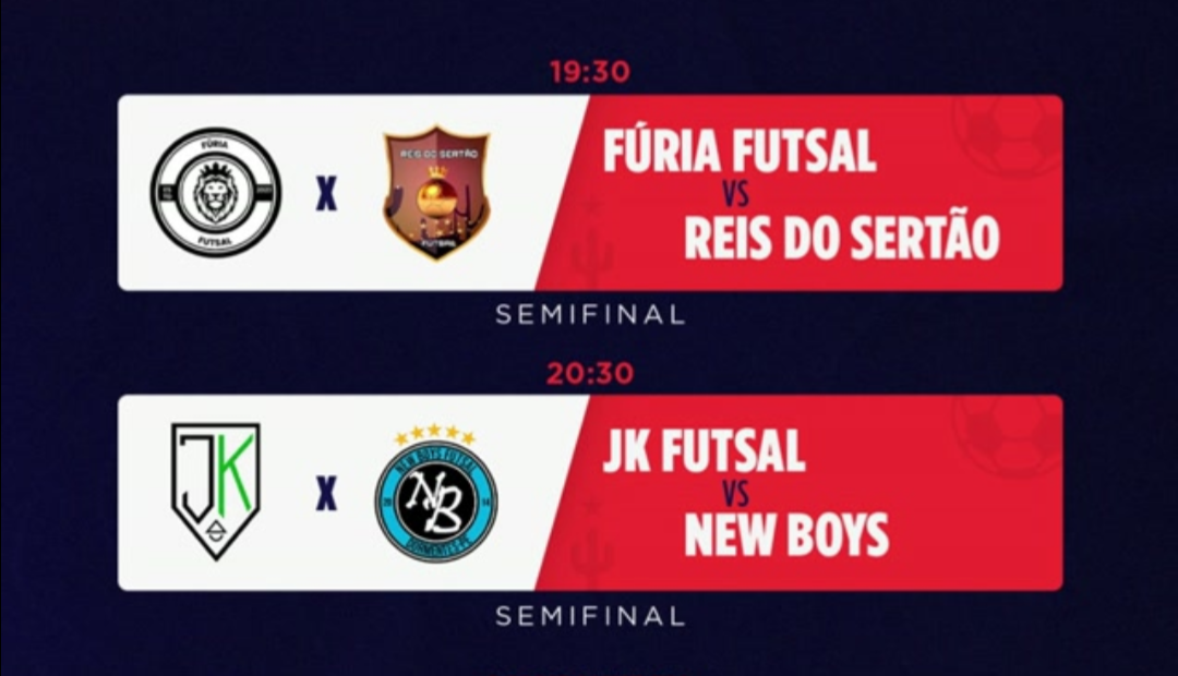 Semifinais da Copa Dormentense de Futsal acontecem nesta sexta (18), com entrada mediante doação de 1 kg de alimento