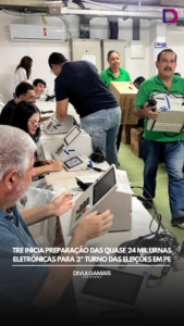 TRE inicia preparação das quase 24 mil urnas eletrônicas para 2º turno das eleições em PE