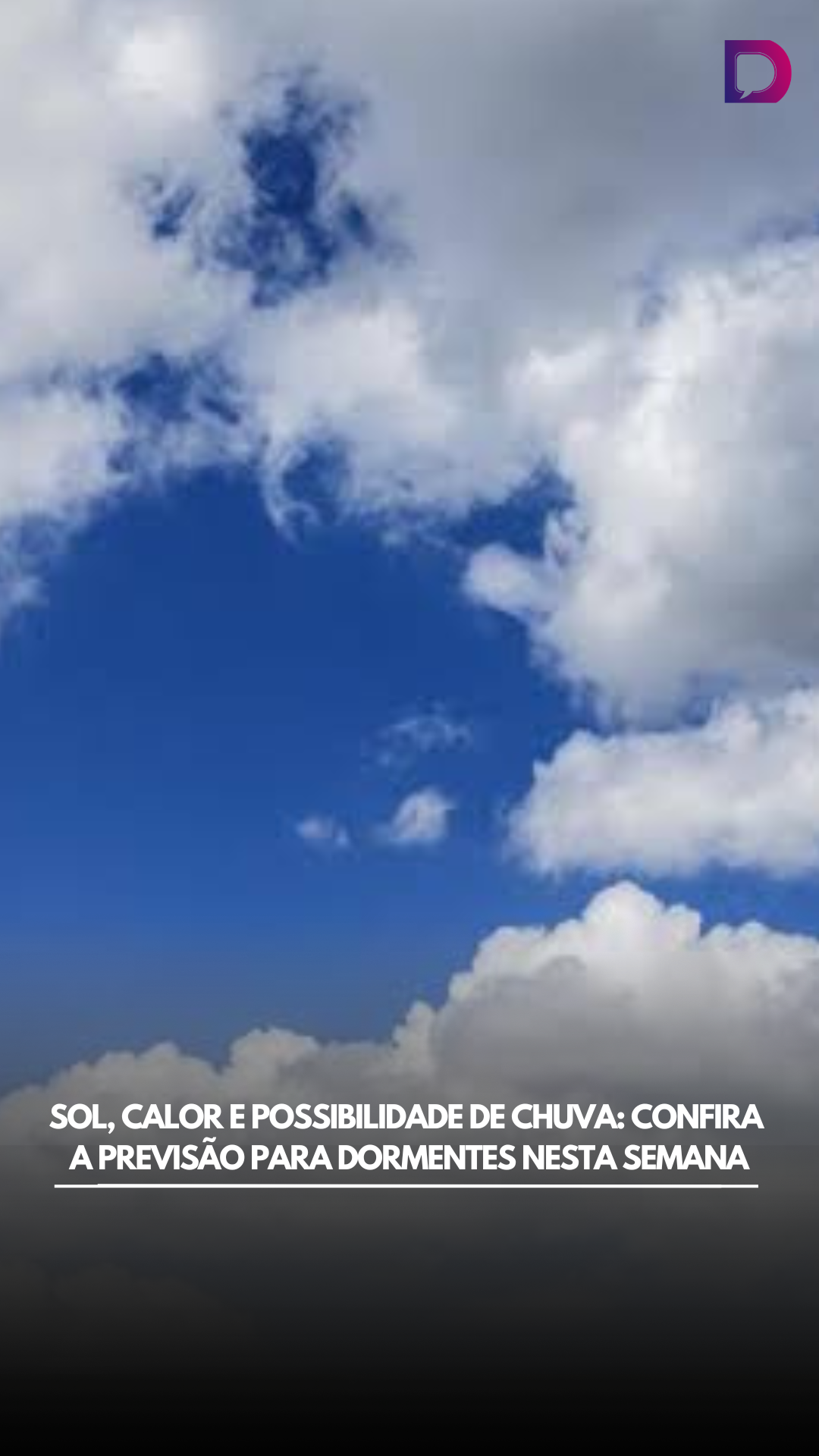 Sol, Calor e chuva: confira a previsão do tempo para Dormentes essa semana